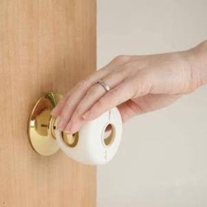 Grip and twist doorknob covers